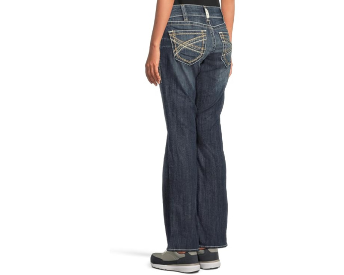 Ariat R.E.A.L. Bootcut джинсы стрейч в цвете Festival Blue