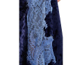 Платье миди Adrianna Papell Velvet and Lace с кружевом