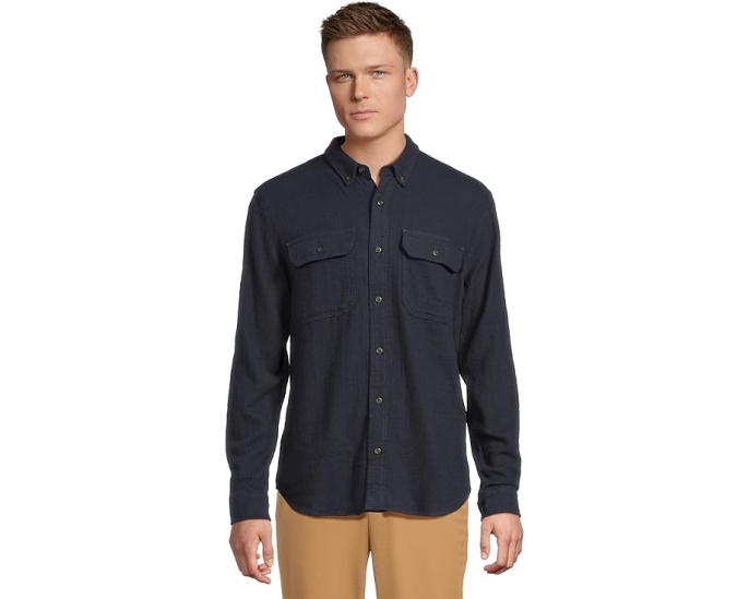 Рубашка 1912 Field Flannel из хлопка с карманами и слегка приталенным кроем L.L.Bean