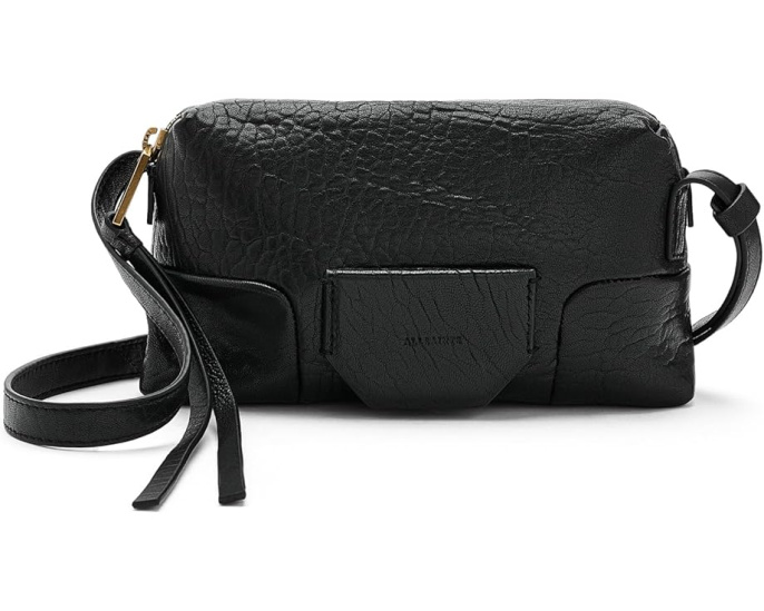 Мини сумка AllSaints Ares Micro Xbody из кожи ягненка