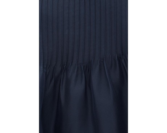 Топ Eileen Fisher из плиссированного шелка с вырезом лодочкой