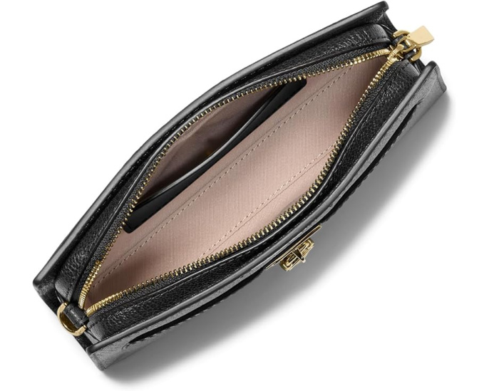 Мини кроссбоди Hamilton Moderne из зерненой кожи со съемным ремнем MICHAEL Michael Kors