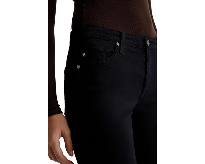 Джинсы AG Jeans Angel Low Rise Bootcut в цвете Super Black