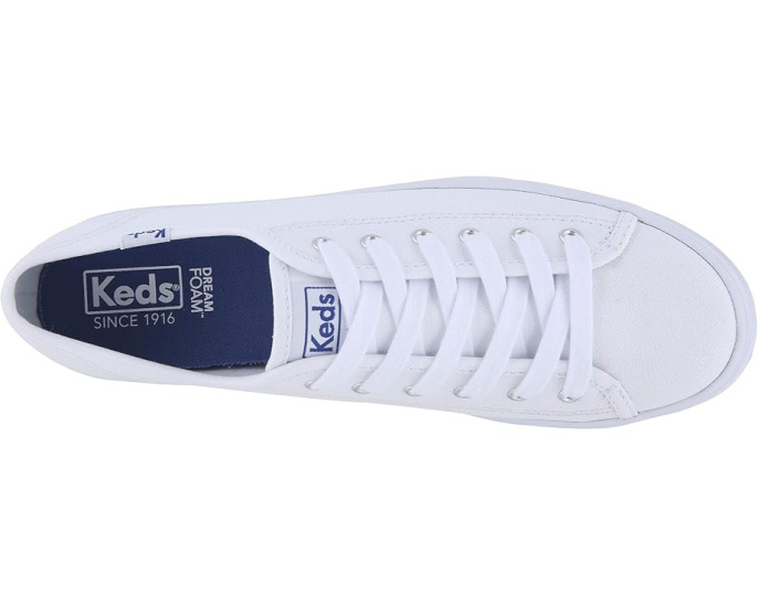 Кроссовки Keds Triple Kick Canvas на платформе с ортолитовой стелькой