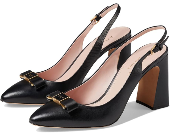 Босоножки Bowdie Sling на каблуке с бантом Kate Spade New York