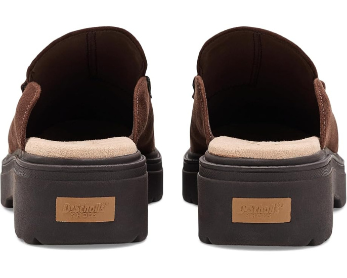 Dr. Scholl's мюли Bring It Clog на платформе черные