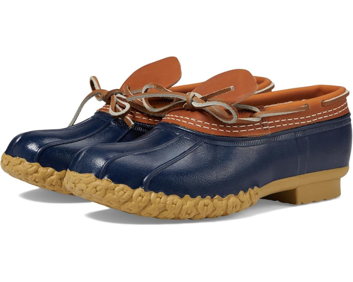 L.L.Bean Rubber Moc с мокасиновым носком и низким каблуком