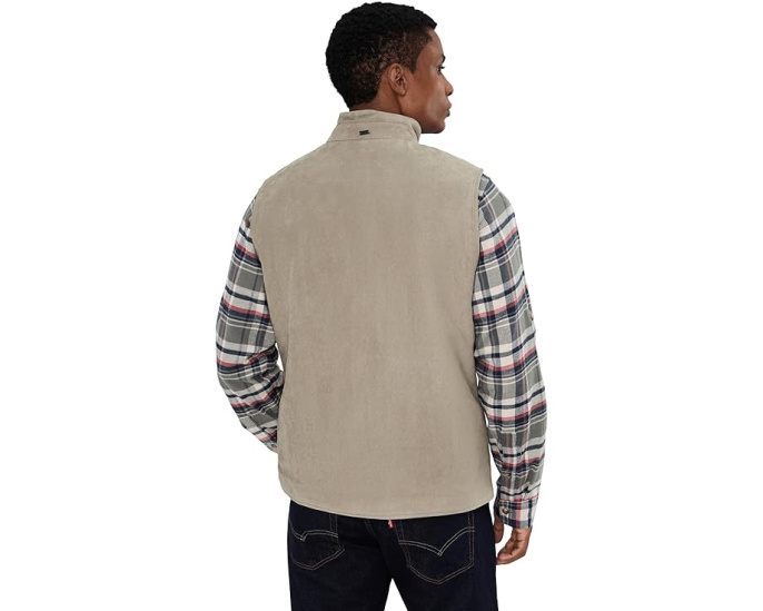 Reversible жилет Johnston & Murphy из искусственной замши