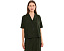 Рубашка Eileen Fisher Woven Plisse с отложным воротником Зеленая