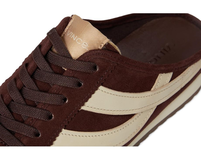 Мюли Vince Oasis Runner Mule из замши с рисунком под волны