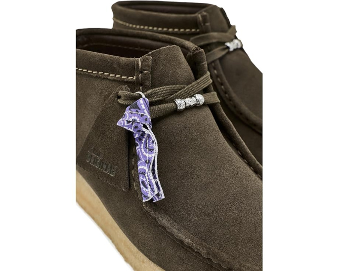 Ботинки Wallabee от Clarks с велосипедным носком