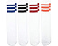Boys' Girls Unisex Stripe Assorted Knee High Tube Socks 4 Pack