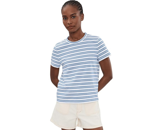 Футболка Madewell Stripe Perfect с круглым вырезом