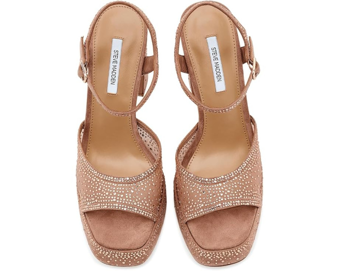 Босоножки Steve Madden Liandra на платформе с квадратным носком и регулируемым ремнем