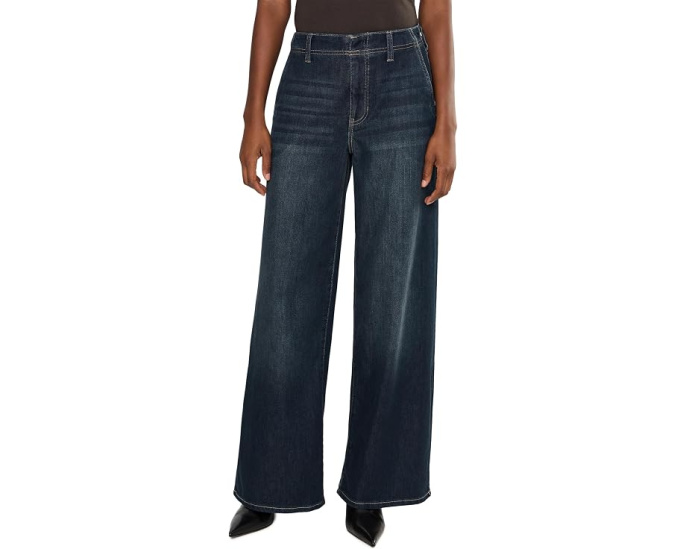 Джинсы Weekender Wide Leg с боковым разрезом Mid-Rise от Liverpool Los Angeles