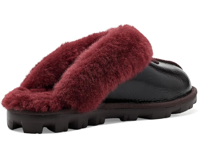 Домашние тапочки UGG Coquette Crinkle с мехом
