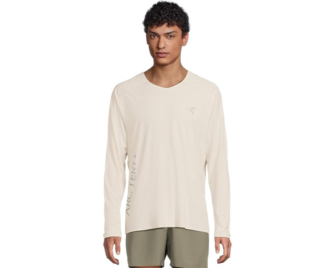 Футболка Arc'teryx Norvan Downword Logo с длинным рукавом и сеткой Delta