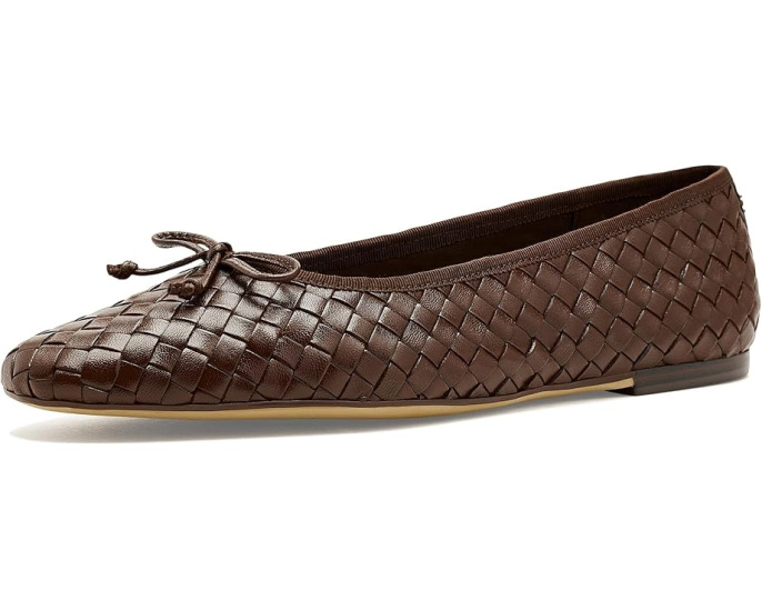 Балетки Sam Edelman Ruthie с плетеной кожей и квадратным носком
