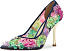 Блестящие туфли Blue by Betsey Johnson Netta с цветочным декором и острым носом