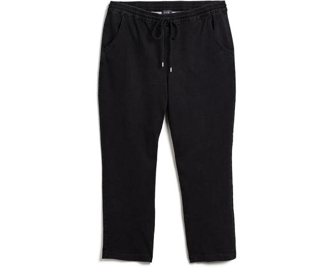 Джинсовые брюки NYDJ Relaxed Drawstring Pull-On Plus Size на кулиске