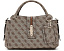 Сумка GUESS Yvonne Logo Girlfriend Satchel через плечо с клапаном