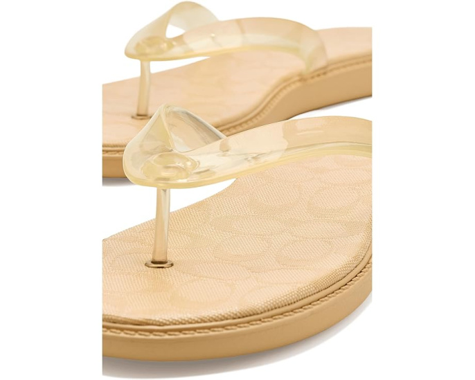 Шлепанцы Jelly Flip Flops COACH из глянцевого пластика