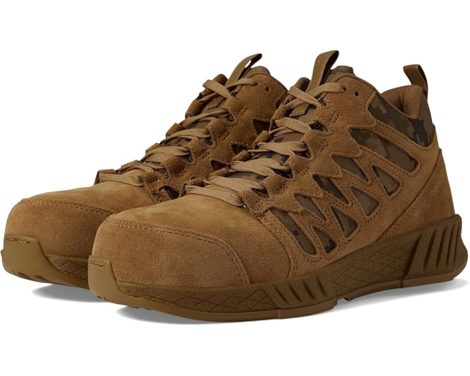 Рабочие ботинки Reebok Floatride Energy Tactical EH Comp Toe Mid-Top с противоскользящей подошвой