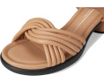 Босоножки ECCO Sculpted Luxury 35 Cross Strap Heel Sandal на каблуке бежевого цвета