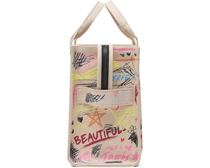 The Punk Scribble Canvas Medium Tote Bag