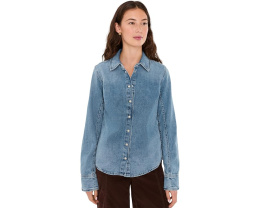 Рубашка Free People Benny Slim Denim женская с кнопками