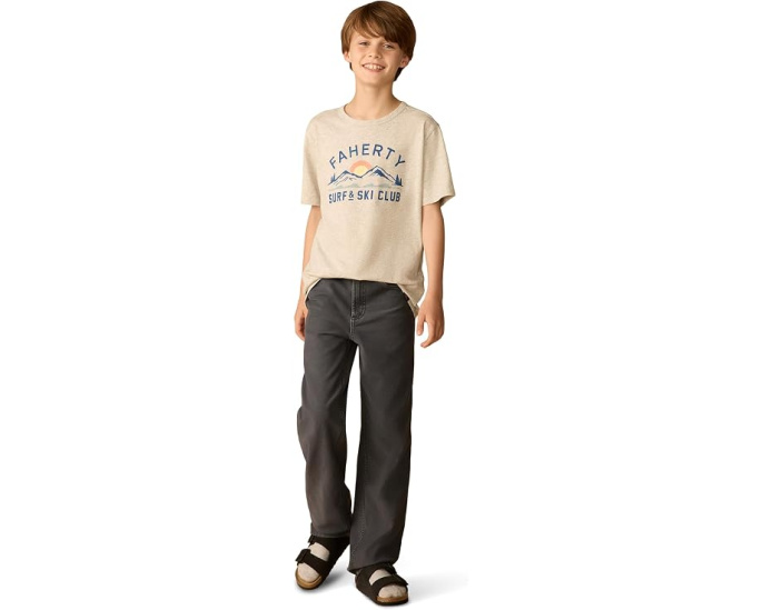 Футболка Graphic Surf & Ski Club Faherty kids с принтом