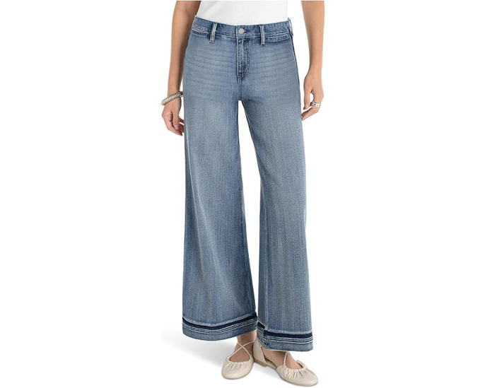 Liverpool Los Angeles джинсы Super Stride Wide Leg со манжетами