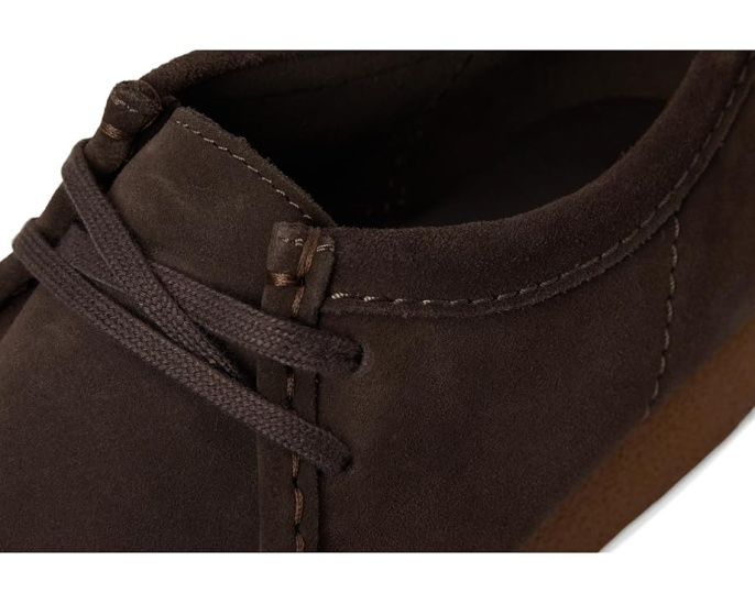 Кларки Wallabee EVO на шнуровке из замши