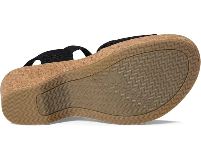 Сандалии Skechers Brystol Beach Bliss с цветочным принтом и пробковым клином