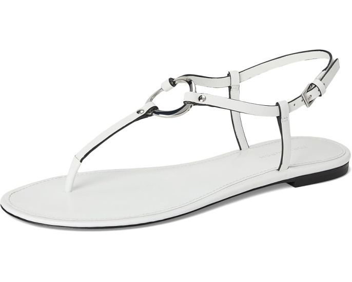 Сандалии Ring Sandal с кольцами из латуни и регулируемой пряжкой от Tory Burch
