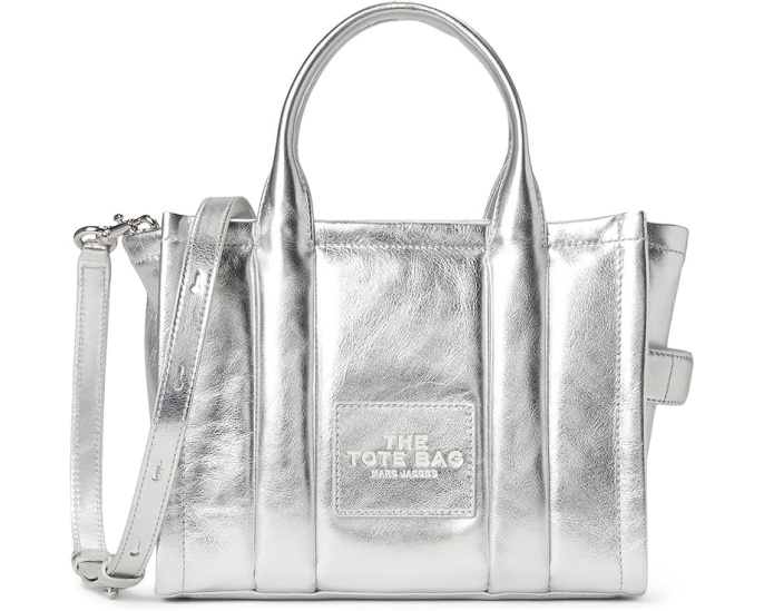 Маленькая сумка-тоут Marc Jacobs The Small Tote с логотипом и съемным ремнем