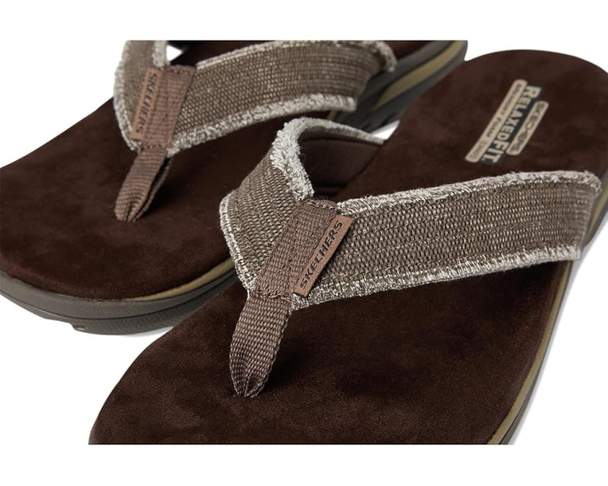SKECHERS сандалии Relaxed Fit 360 Supreme с тканевым верхом и стелькой Memory Foam