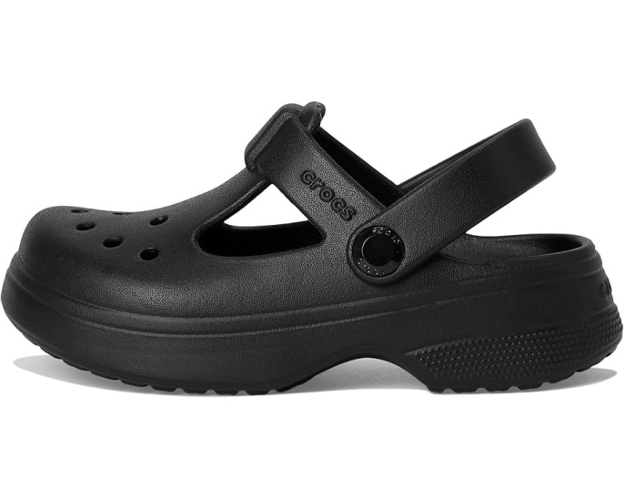 Классические сабо Mary Jane Crocs для малышей с регулируемым ремешком