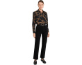 Рубашка Classic Fit Belting-Print Crepe от Lauren Ralph Lauren
