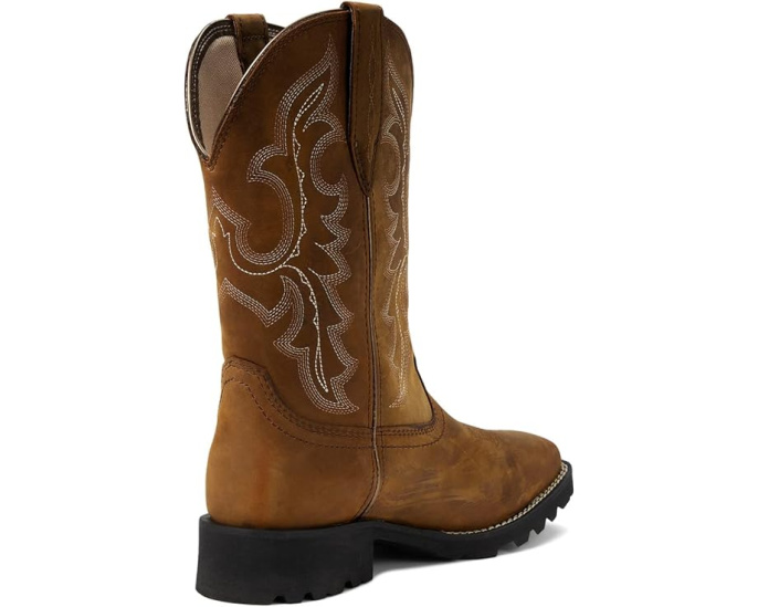 Ariat Unbridled Rancher водонепроницаемые вестерн-ботинки Oily Distressed Tan