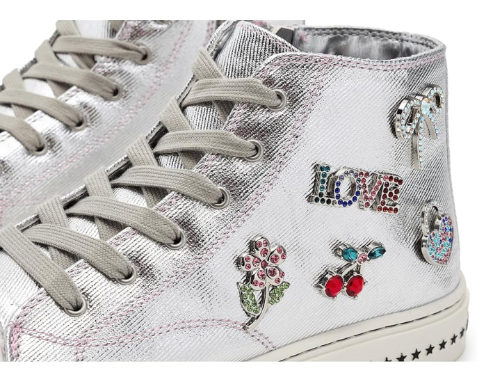 Детские кроссовки Steve Madden Kids Joycee на платформе с нашивками