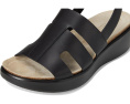Сандалии ECCO Flowt Wedge Cork Oasis на клине с пробковой стелькой и кожаными ремешками