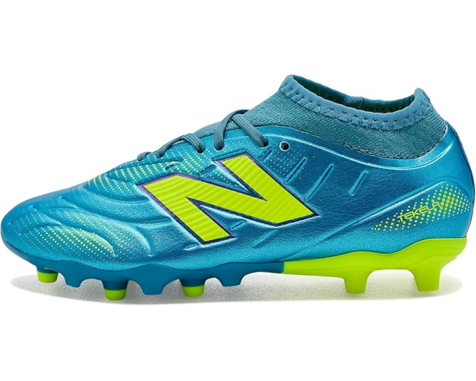 New Balance Tekela бутсы детские FG V5 сине-зеленые