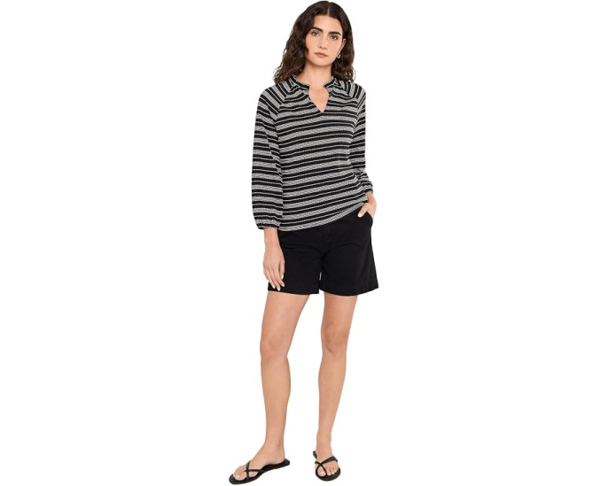 Вязаный топ Dashing Stripe Knit NIC+ZOE с полосками