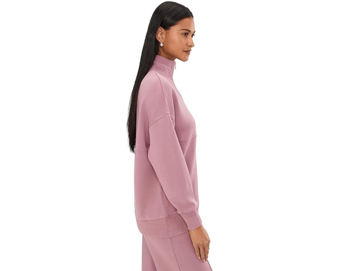 Varley толстовка Molly Half Zip Longline удлиненная