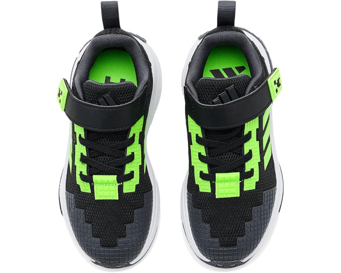 adidas x Minecraft Pro детские кроссовки на эластичных шнурках