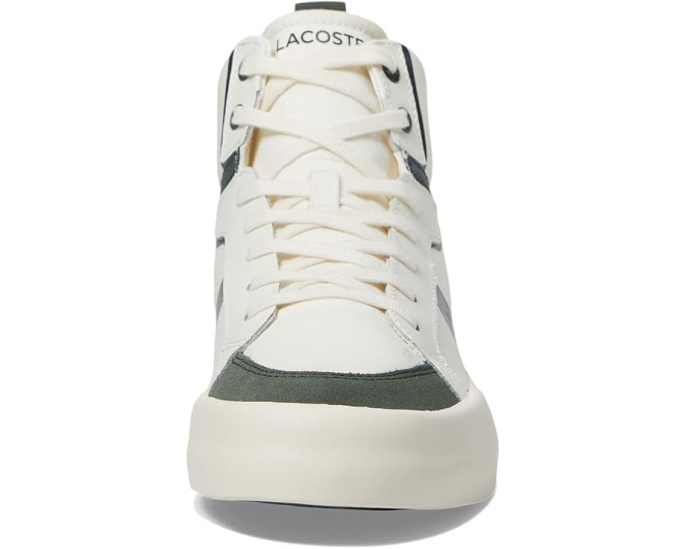 Высокие кроссовки Lacoste L004 Mid с текстильным верхом и стелькой Ortholite