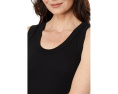 Топ NIC+ZOE Perfect Knit Rib Scoop Tank черный оникс
