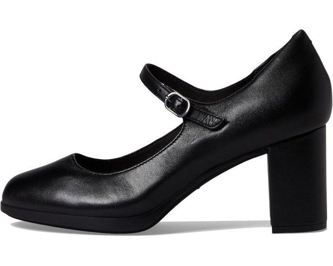 Туфли Clarks Bayla Nora на устойчивом каблуке с ремешком и пряжкой