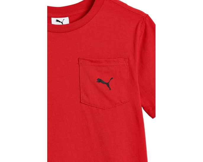Puma Детский комплект из футболки с карманом и флисовых шорт